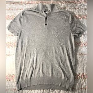 ZARA Grey Polo - Size Medium